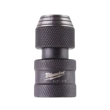 Milwaukee Shockwave Dugókulcs adapter 1/2" Négyszög - 1/4" Hex - 1db