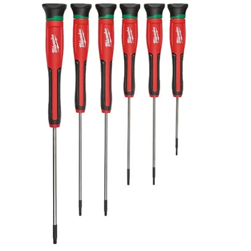 Milwaukee Precíziós csavarhúzó TORX készlet 6 részes (T6, T7, T8, T9, T10, T15) - 1 db