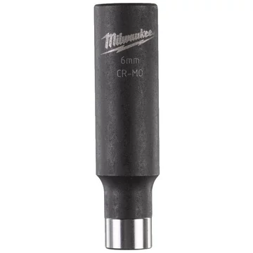 Milwaukee 1/4" Dugókulcs hatlapú, gépi,  hosszú 6 mm - 1 db 