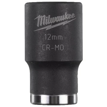 Milwaukee 1/2" Dugókulcs hatlapú, gépi, rövid 12 mm - 1 db 