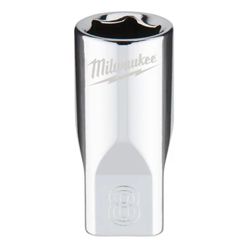 Milwaukee 1/4" Dugókulcs Rövid - 8 mm - 1 db