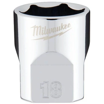 Milwaukee 3/8" Dugókulcs Rövid - 18 mm - 1 db