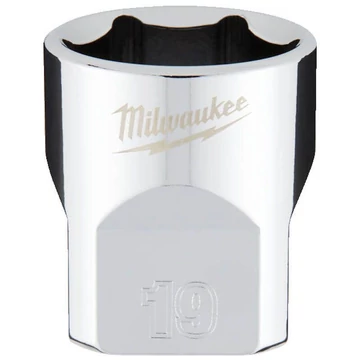 Milwaukee 3/8" Dugókulcs Rövid - 19 mm - 1 db
