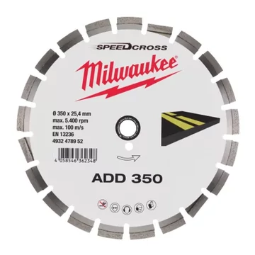 Milwaukee Gyémánt vágótárcsa ADD 350mm