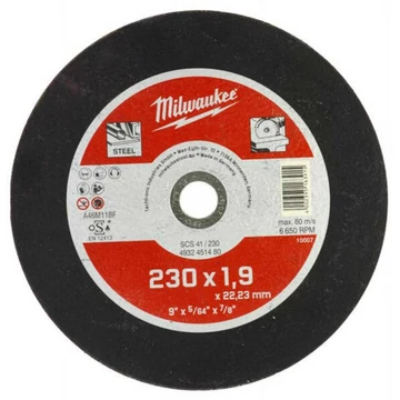 Milwaukee Vágókorong fémhez ECO SCS41 230x1.9mm-1 db
