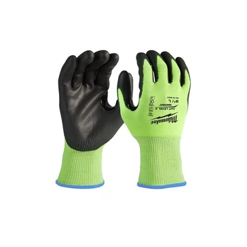 Milwaukee Hi Vis vágásbiztos védőkesztyű 2/B  7/S - 1 pár