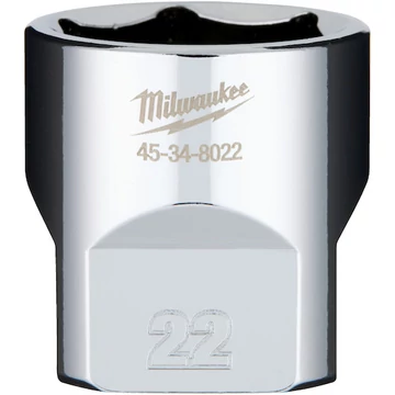 Milwaukee 3/8" Dugókulcs Rövid - 22 mm - 1 db