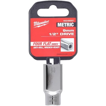 Milwaukee 1/2" Dugókulcs Rövid - 9 mm - 1 db