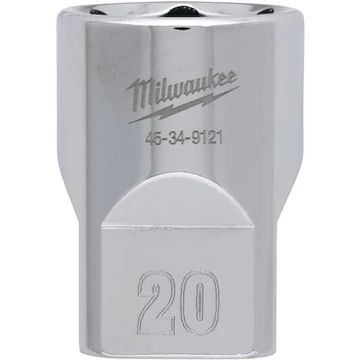Milwaukee 1/2" Dugókulcs Rövid - 20 mm - 1 db