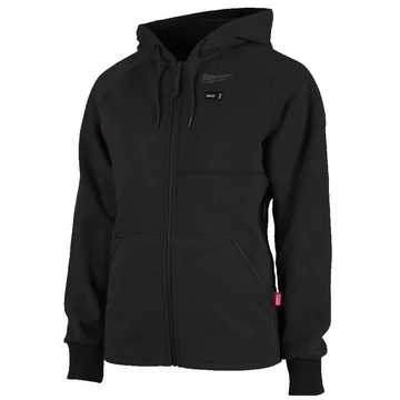 Milwaukee M12 HHLBL1-0 (XL) Fűthető Női kapucnis pulóver Fekete