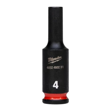 Milwaukee 1/4" Gépi Dugókulcs 6 lapú, hosszú 4 mm - 1 db 