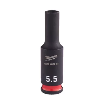 Milwaukee 1/4" Gépi Dugókulcs 6 lapú, hosszú 5.5 mm - 1 db 