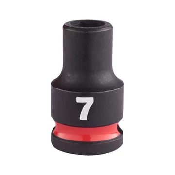 Milwaukee 3/8" Gépi Dugókulcs 6 lapú, rövid 7 mm - 1 db 