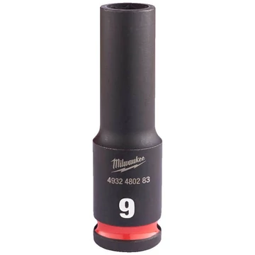 Milwaukee 3/8" Gépi Dugókulcs 6 lapú, hosszú 9 mm - 1 db 