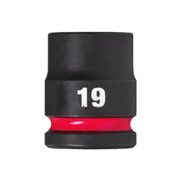 Milwaukee 1/2" Dugókulcs hatlapú, gépi, rövid 19 mm - 1 db 