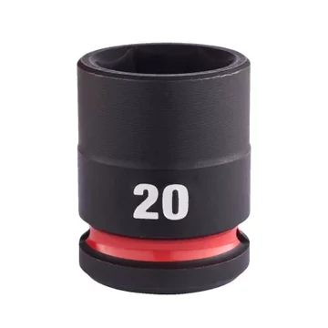 Milwaukee 1/2" Dugókulcs hatlapú, gépi, rövid 20 mm - 1 db 