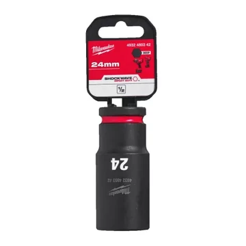 Milwaukee 1/2" Dugókulcs hatlapú 78 mm hosszú, 24 mm 1 db