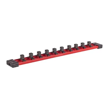 Milwaukee 3/8" Gépi Dugókulcs Tartó Sín 350 mm + Rögzítők - 1 db 