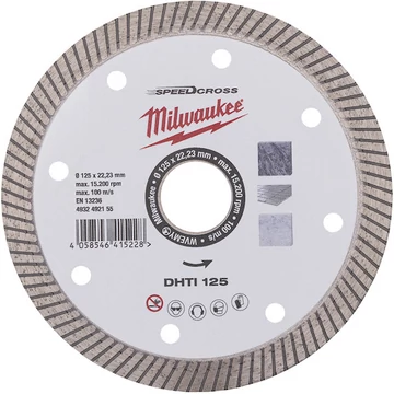 Milwaukee Gyémánt vágótárcsa DHTi 125 mm - 1 db