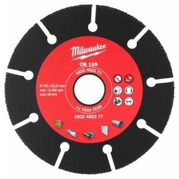Milwaukee Karbid Vágókorong 125 mm - 1 db