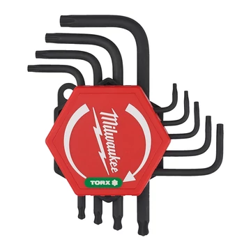 Milwaukee Torx L-alakú kompakt kulcs készlet 9 részes T10-T50