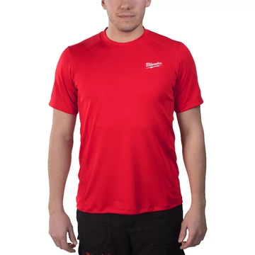 Milwaukee WWSSRD XL - Rövid ujjú póló Piros