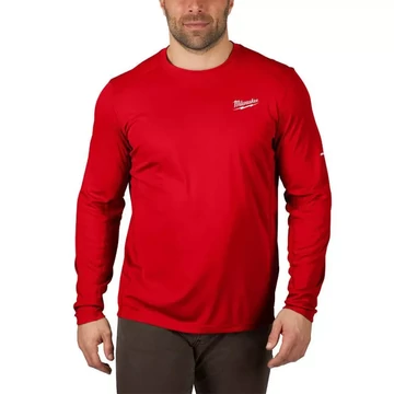 Milwaukee WWLSRD L - Hosszú ujjú póló Piros