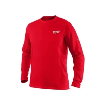 Milwaukee WWLSRD XXL - Hosszú ujjú póló Piros