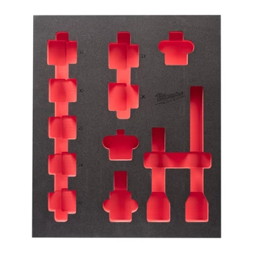 Milwaukee Habbetét üres 3/4" Gépi rövid dugókulcsokhoz 417x355 mm