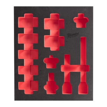 Milwaukee Habbetét üres 3/4" Gépi hosszú dugókulcsokhoz 417x355 mm