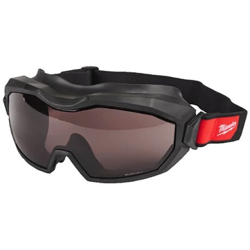 Milwaukee Kosárszemüveg széles profilú, szellőző, sötétített - 1 db