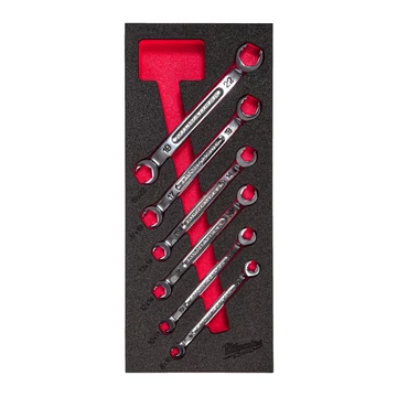 Milwaukee Fékcsőkulcs készlet 6 részes - habbetétben