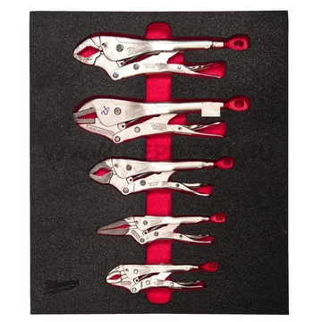 Milwaukee Önzáró fogó készlet 5 részes - habbetétben