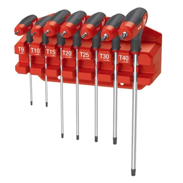 Milwaukee Rack T-Torxkulcs készlet Komfort markolattal 7 részes