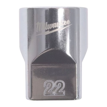 Milwaukee 1/2" 12 pontos dugókulcs rövid,  - 22mm