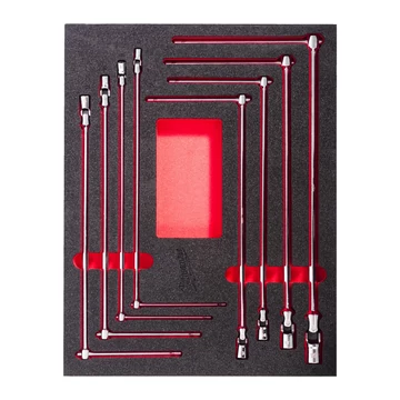 Milwaukee T-kulcs 8 részes készlet - habbetétben