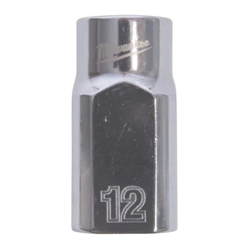 Milwaukee 1/2" 12 pontos dugókulcs rövid,  - 12mm