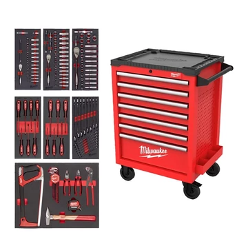 Milwaukee TOOLGUARD™ 27" Szerszámkocsi, 7 fiókos, 131 részes szerszámkészlettel - 1 db