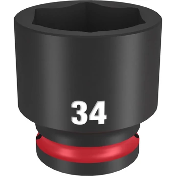 Milwaukee 1/2" Dugókulcs hatlapú, gépi, Rövid 34 mm - 1 db 