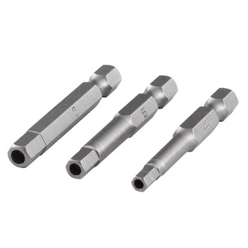 Wolfcraft 3db csavarozó bit Safety 50mm HexaTamper HO4.0,5.0,6.0