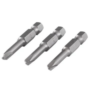 Wolfcraft 3db csavarozó bit Safety 50mm Tri-Wing TW1,2,3