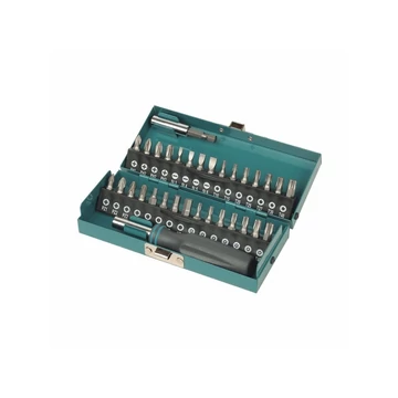 Wolfcraft Bitkészlet standard bitfejek 32 részes, PH/PZ/T/HEX/TL, markolattal