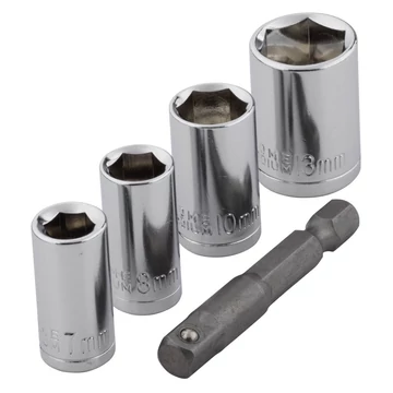 Wolfcraft Dugókulcs készlet adapterrel 1/4”