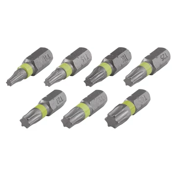 2447000 Wolfcraft 7db csavarozó bit Solid 25mm Torx T10,15,20,25,27,30,40