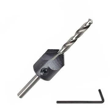 Wolfcraft Előfúró süllyesztővel Ø4,5-7mm 45°