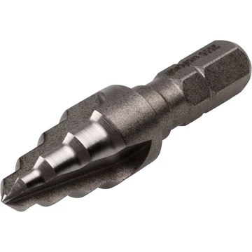 Wolfcraft Lépcsős lemezfúró HSS , hatszögszárú, Ø6,8,10mm