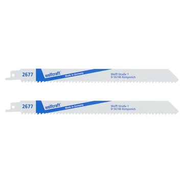 Wolfcraft Szablyafűrészlap 2db BiM 210/230mm d=4.2mm