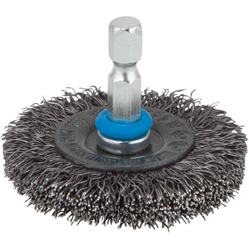 Wolfcraft Drótkorong kefe acélszálas, hullámosított, S=6mm Ø50mm