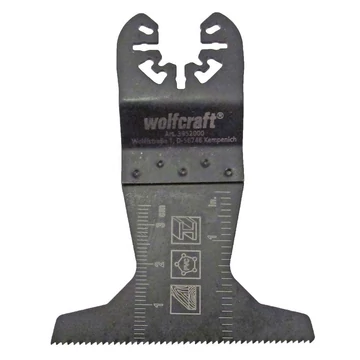 3952000 Wolfcraft Merülőfűrészlap BiM rezgőkéses gépekhez (fa, fém, műanyag)