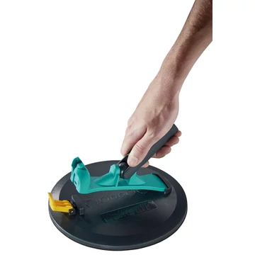 Wolfcraft Kerek gipszkartoncsiszoló ø 225 mm, tépőzáras, markolat + teleszkópadapter